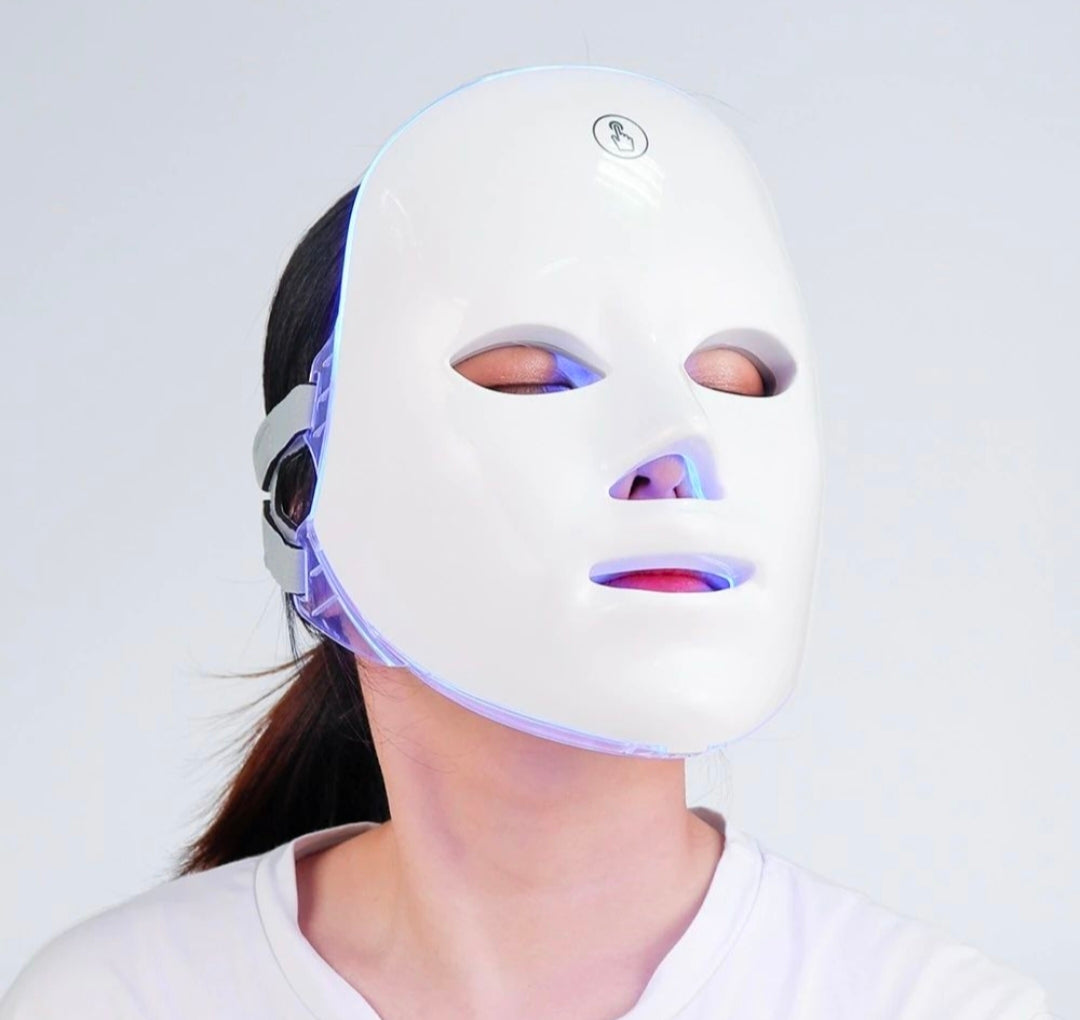 USB Rechargable Cordless 7 Color LED Skin Facial Mask